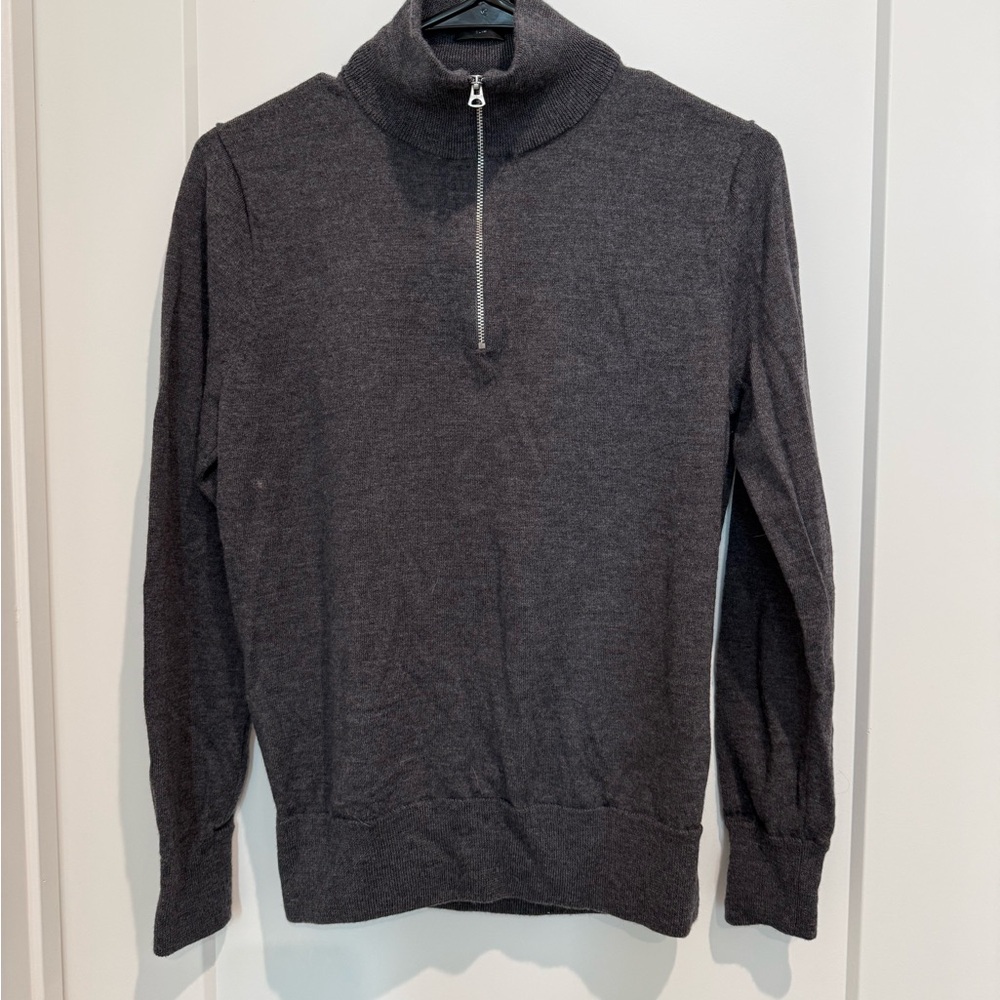 J. Crew Men's Dark Gray Turtleneck Sweater